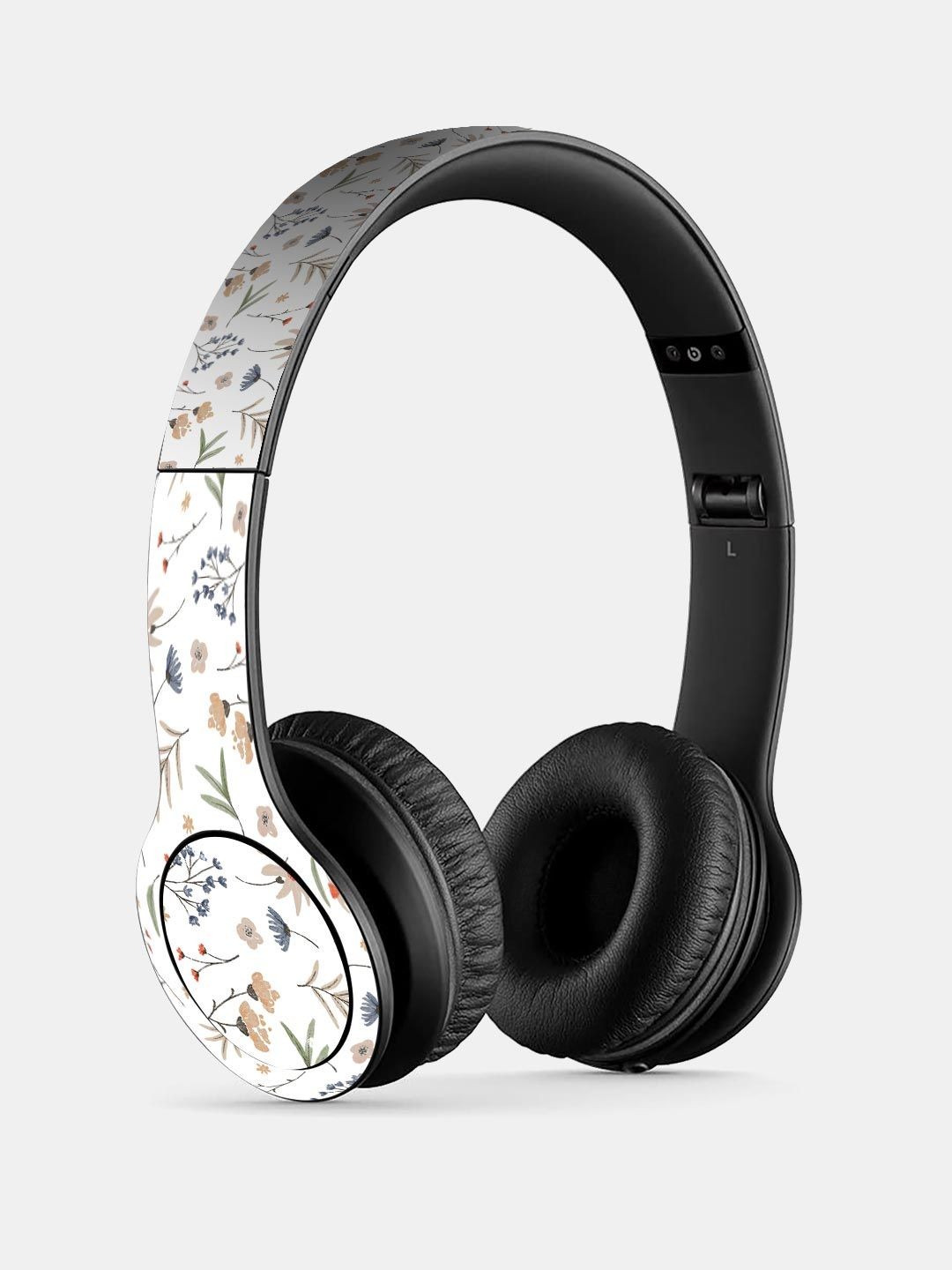 

macmerise White & Black Printed SK Purple Perennial P47 Bluetooth Wireless On-Ear Headphones With Mic