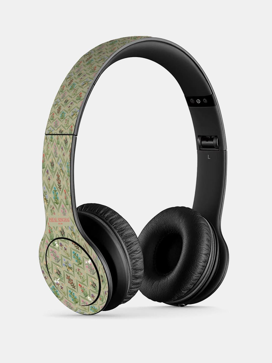 

macmerise Green Payal Singhal Mughal Motifs P47 Bluetooth On-Ear Headphones With Mic