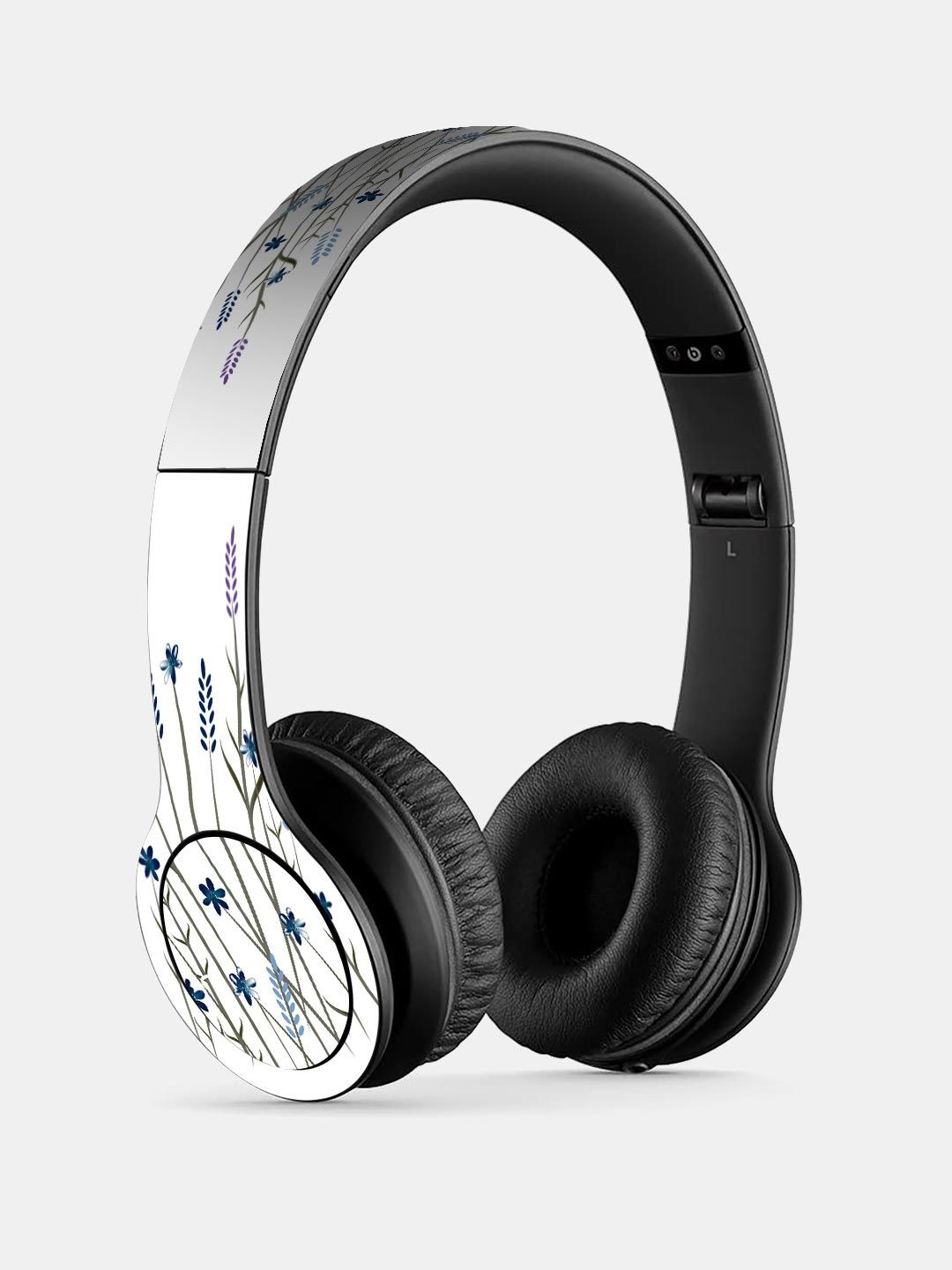 

macmerise Black & White SK Spring Time P47 Bluetooth Wireless On-Ear Headphones with Mic