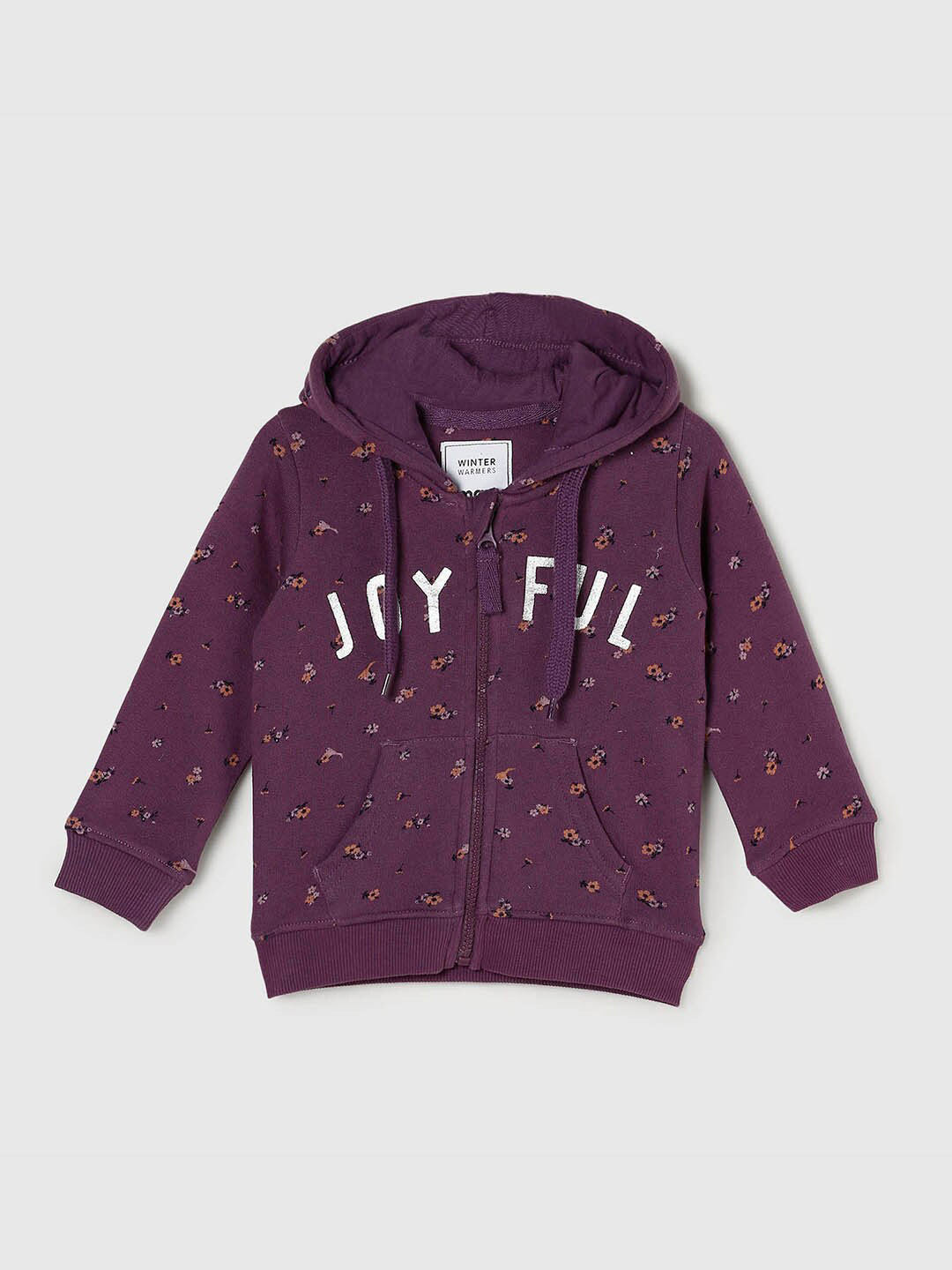 

max Girls Lavender Printed Sweatshirt