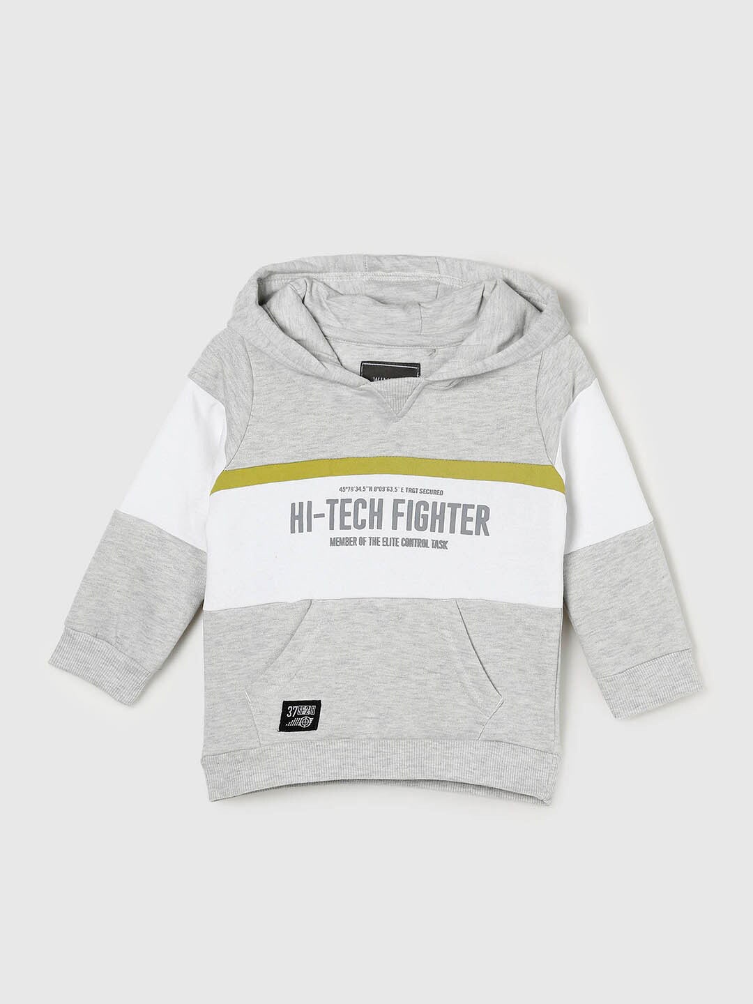

max Boys Grey Printed Sweatshirt