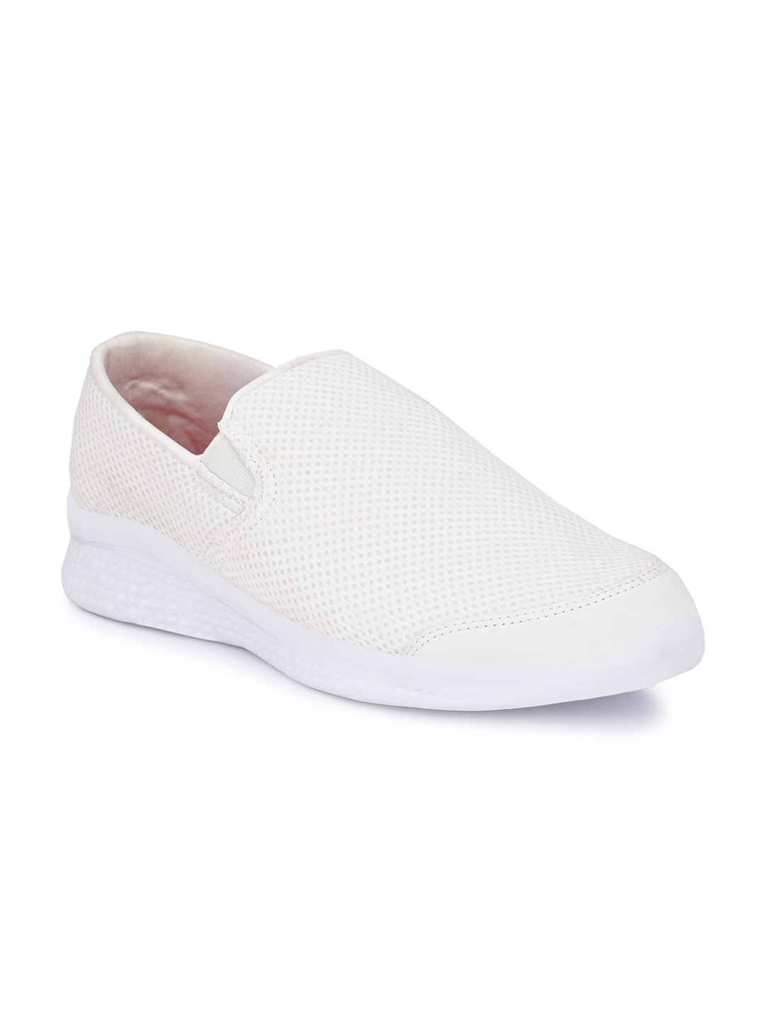

Yuuki Men White Mesh Running Non-Marking Shoes