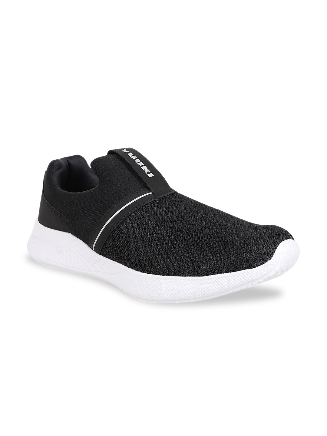 

Yuuki Men Black Mesh Running Non-Marking Shoes