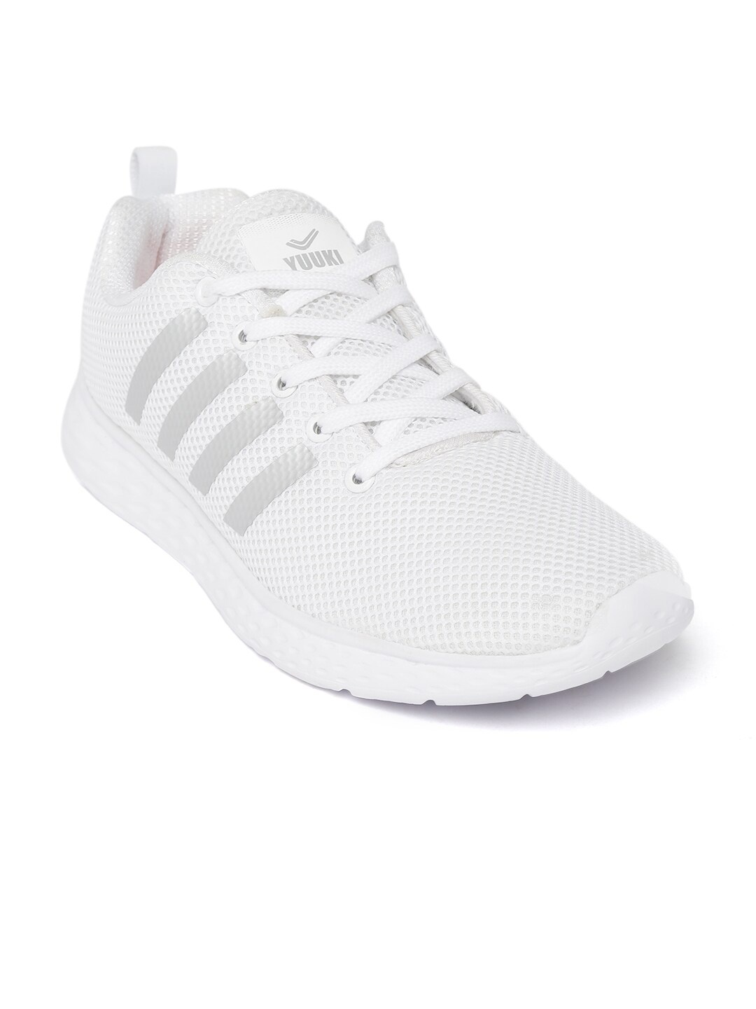 

Yuuki Men White Mesh Running Non-Marking Shoes
