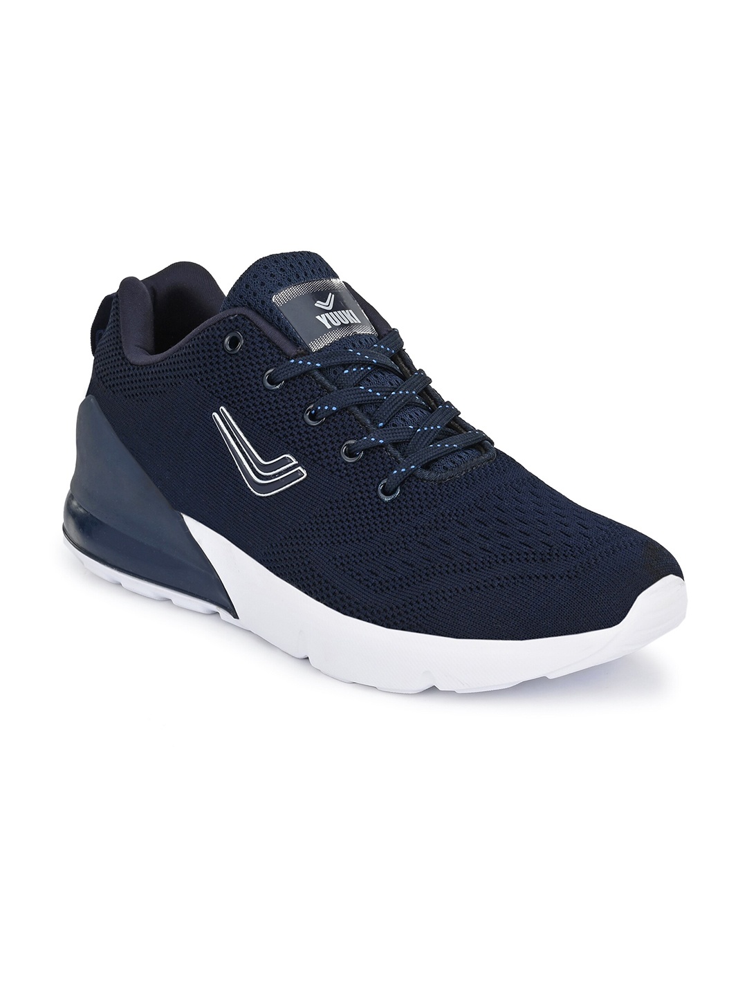 

Yuuki Men Navy Blue Mesh Running Non-Marking Shoes