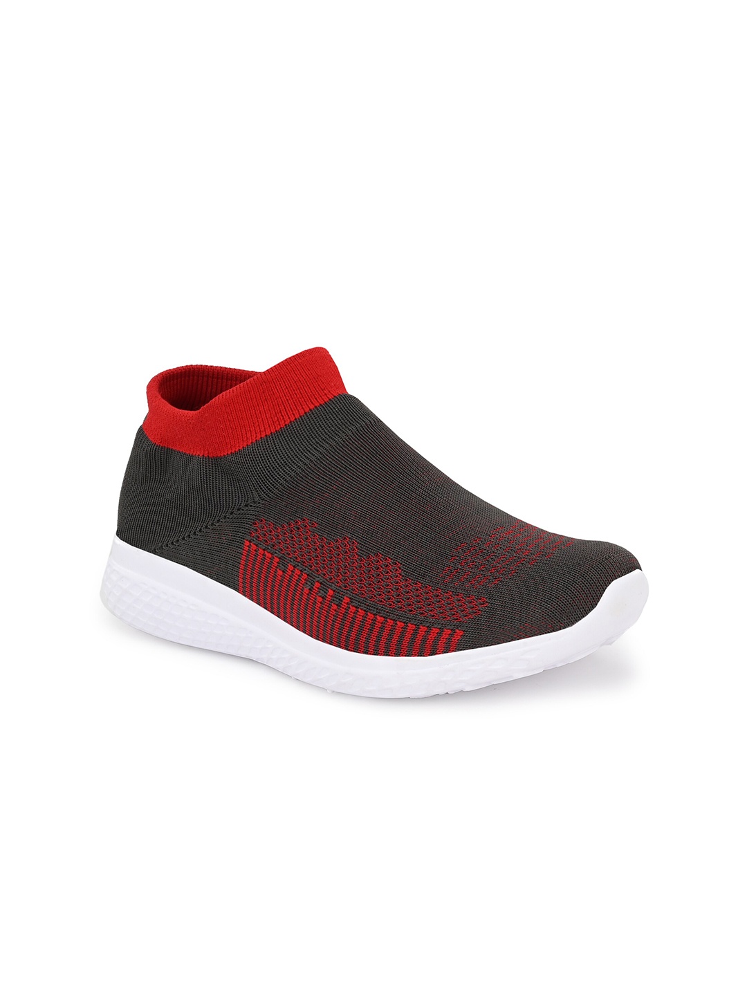 

Yuuki Men Grey Mesh Running Non-Marking Shoes