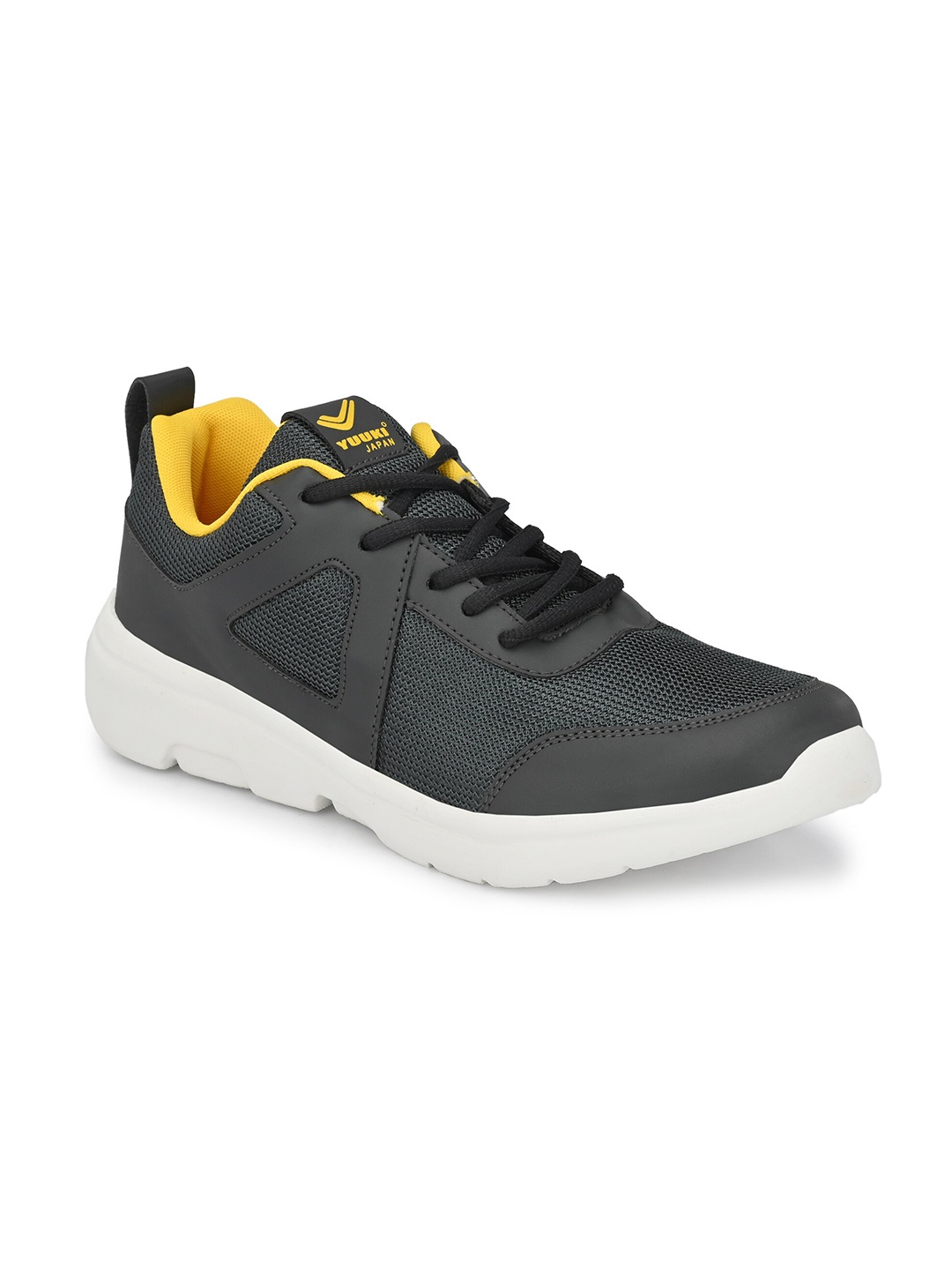 

Yuuki Men Grey Mesh Running Non-Marking Shoes