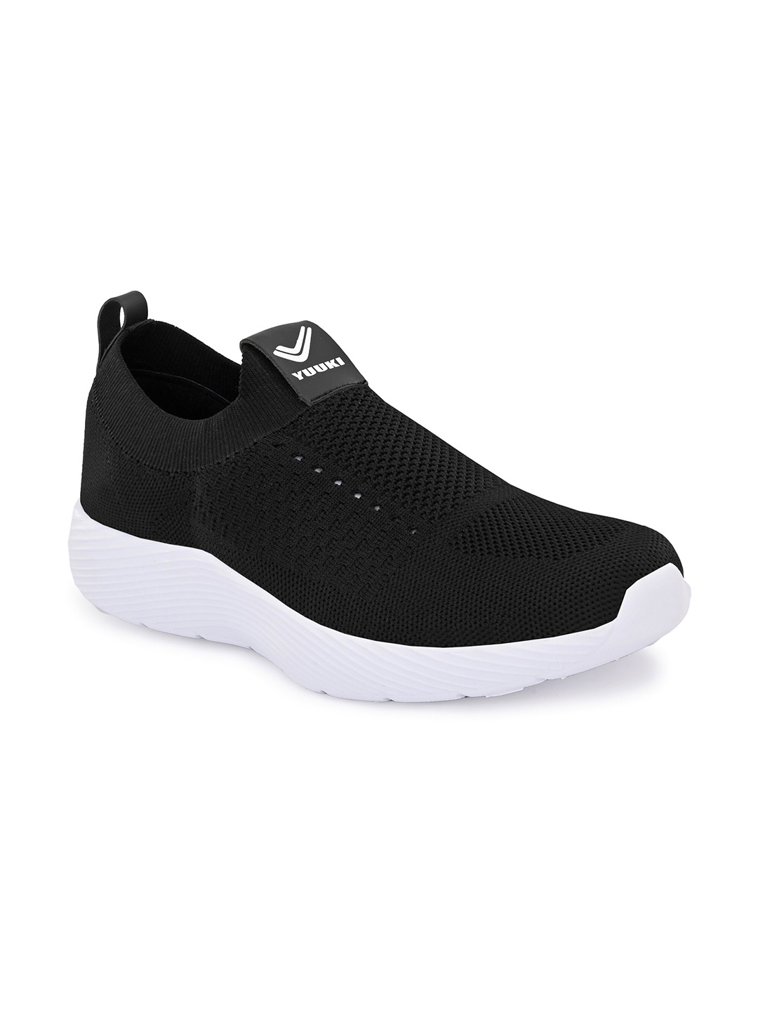 

Yuuki Men Black Mesh Walking Non-Marking Shoes