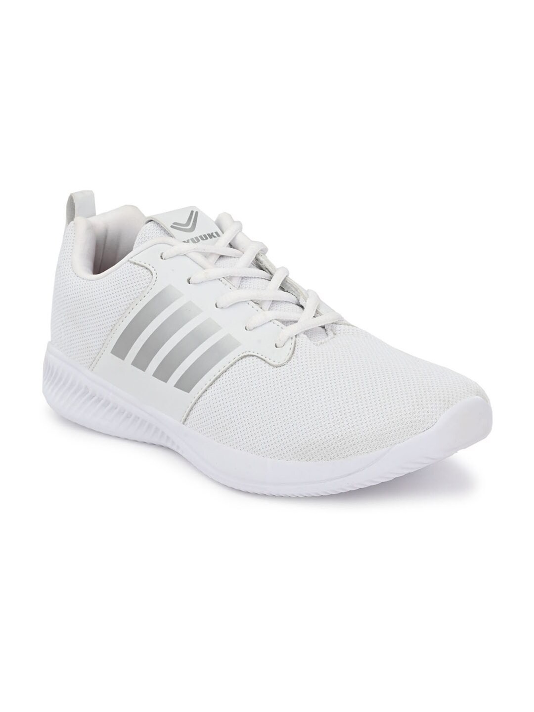 

Yuuki Men White Mesh Running Non-Marking Shoes