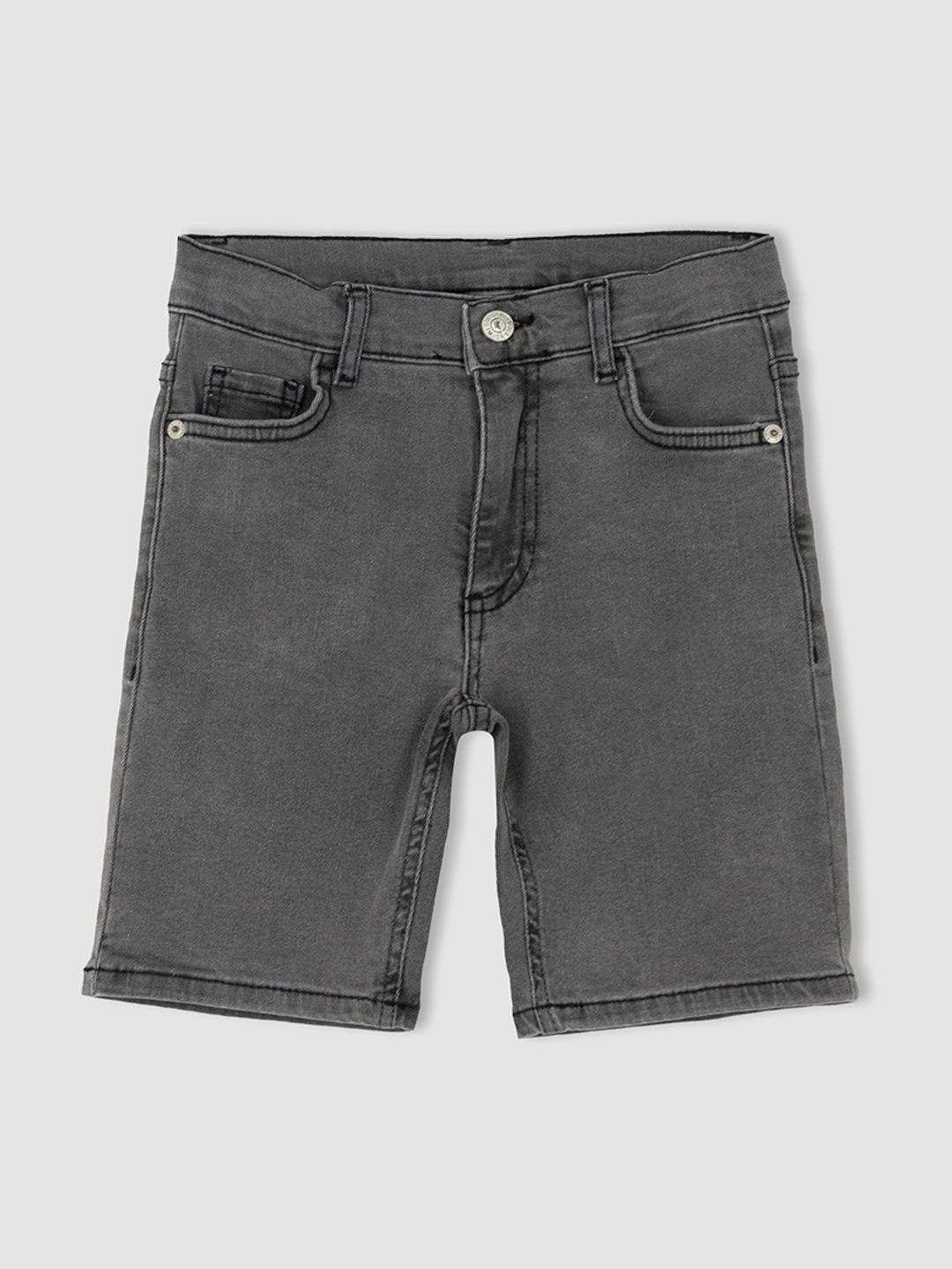 

DeFacto Boys Grey Denim Shorts