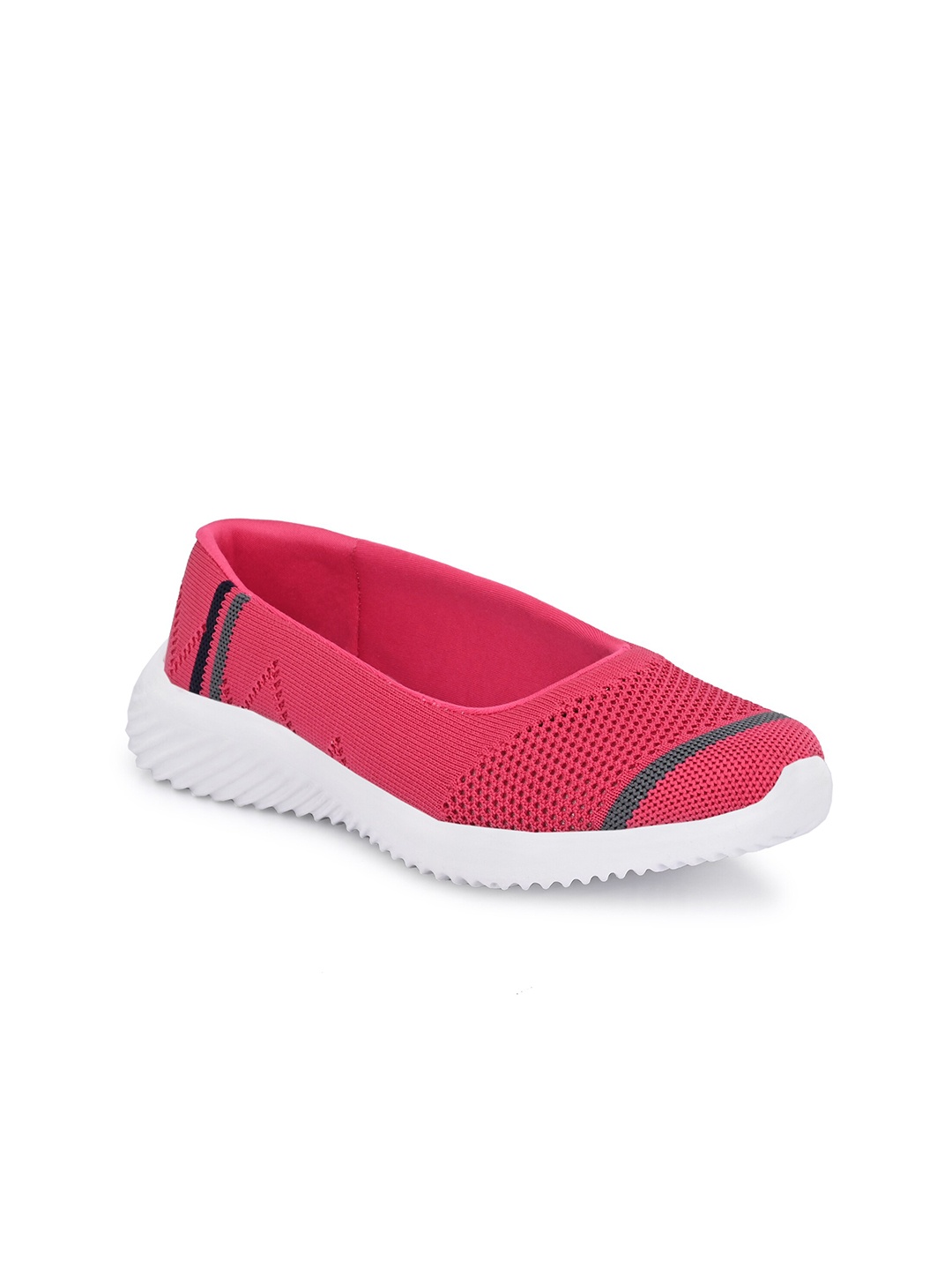 

Yuuki Women Fuchsia Mesh Walking Non-Marking Shoes