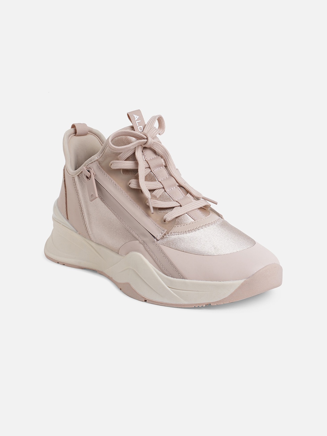 

ALDO Women Pink Solid Sneakers