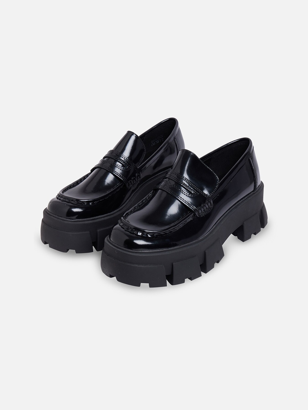 

ALDO Women Black Leather Loafers