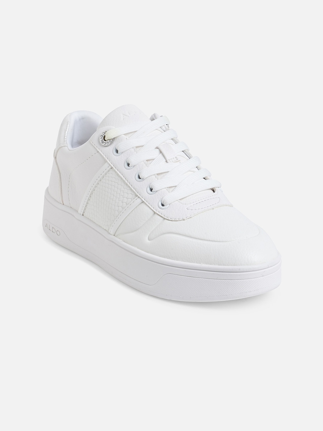 

ALDO Women White Solid Sneakers