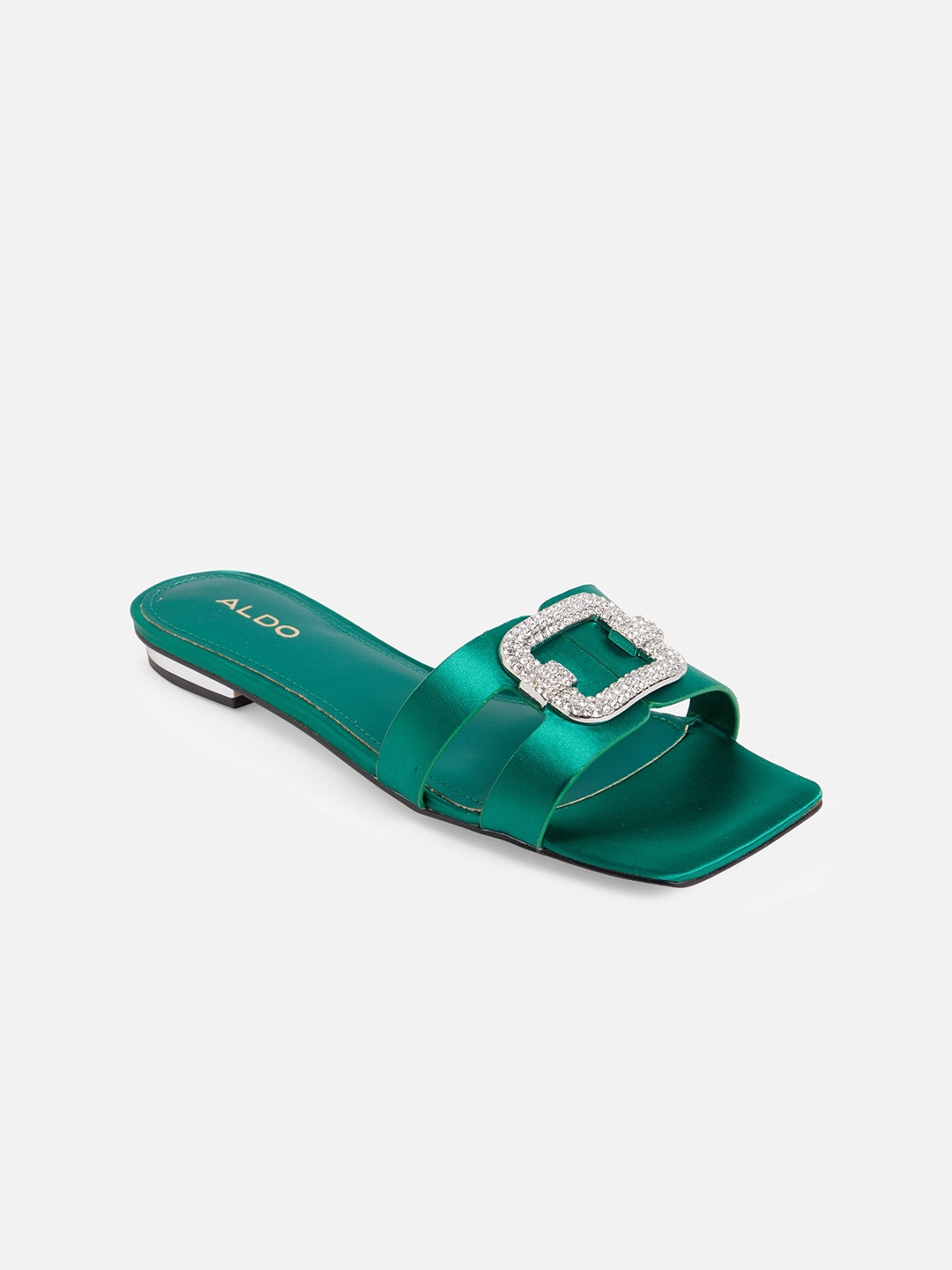 

ALDO Women Green Open Toe Flats