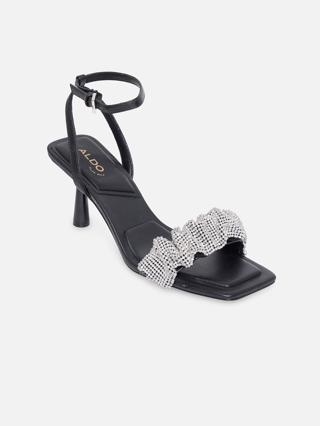 

ALDO Black Embellished Heels