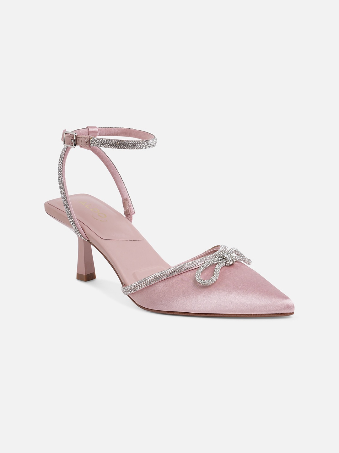 

ALDO Pink Embellished Pumps