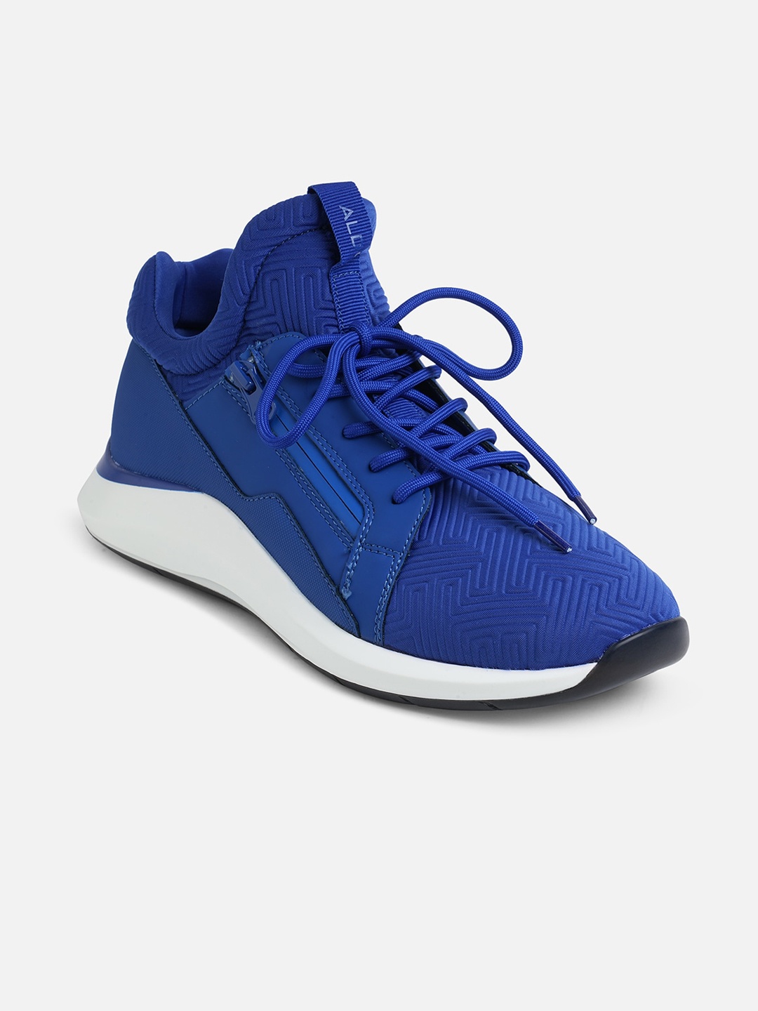 

ALDO Men Blue Woven Design Sneakers