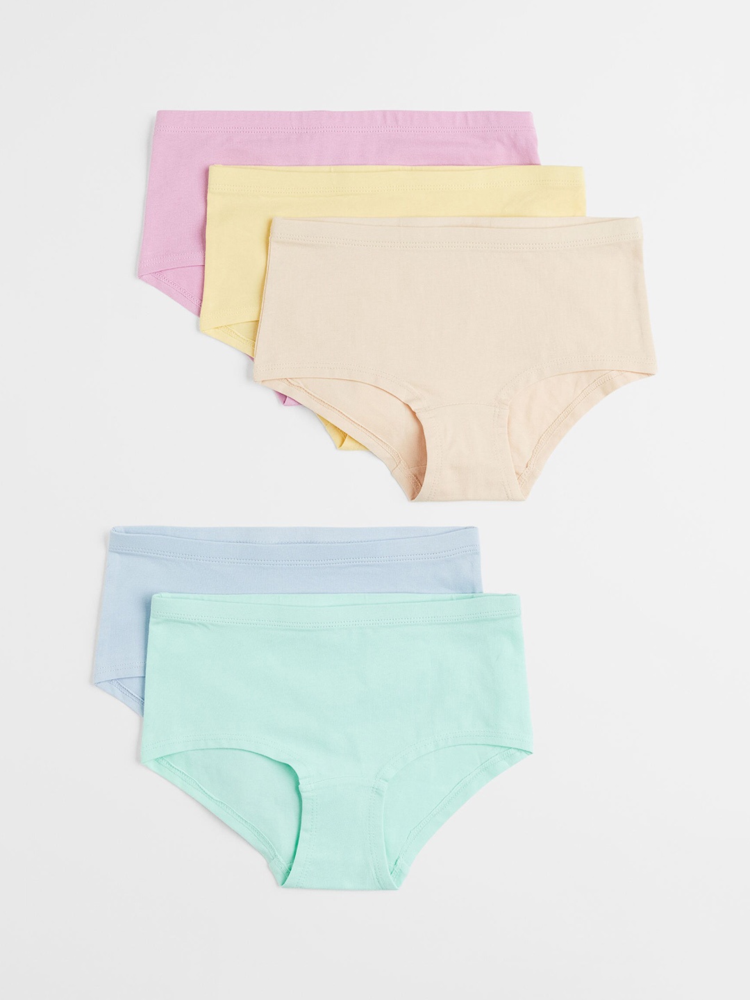 

H&M Girls 5-pack cotton briefs, Beige