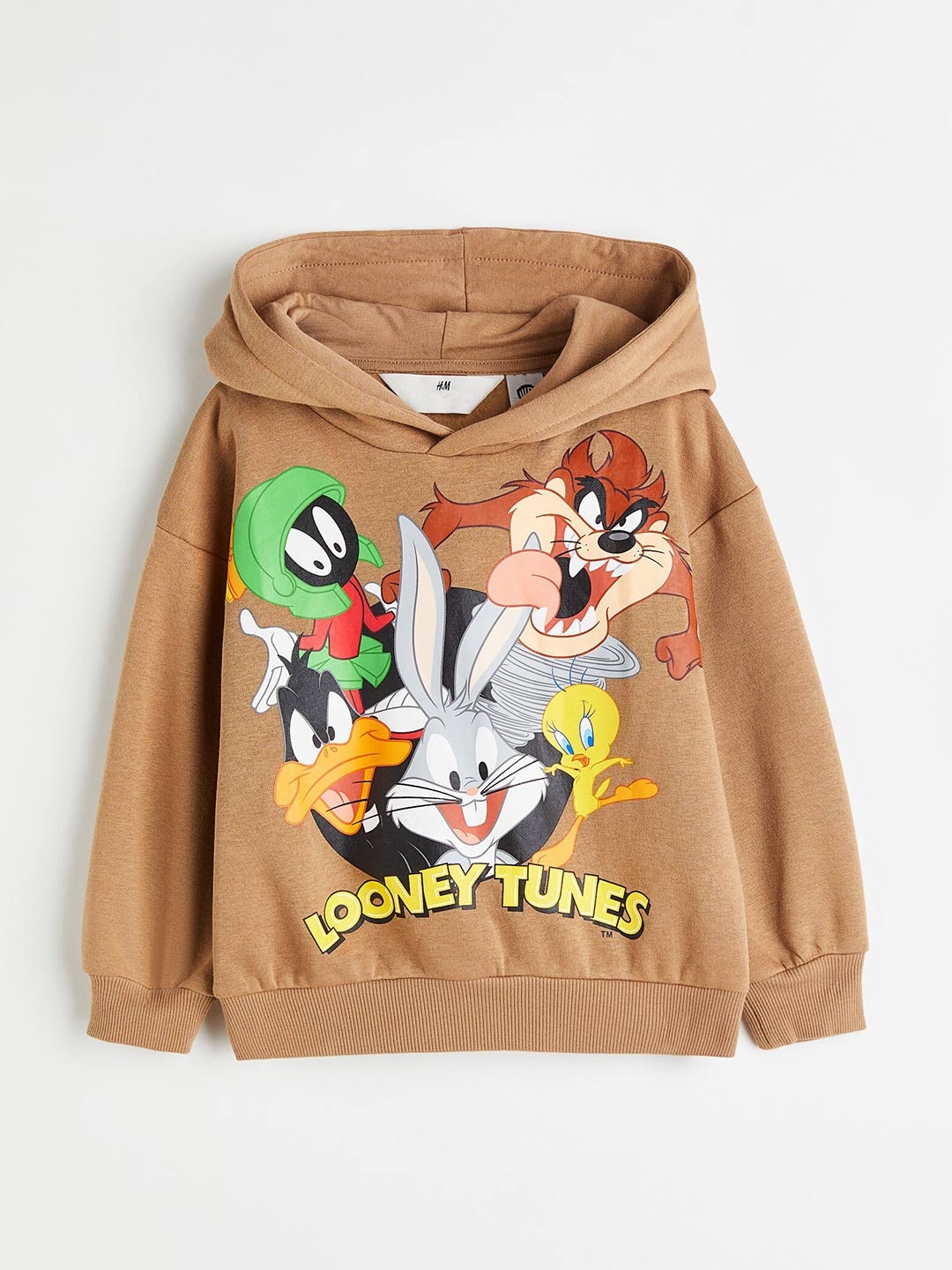 

H&M Kids Boys Printed hoodie, Beige