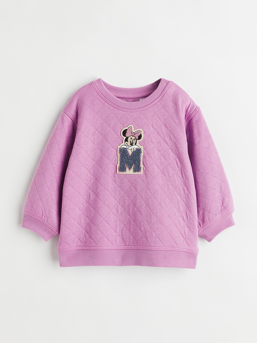 

H&M Girls Purple Printed Sweatshirt