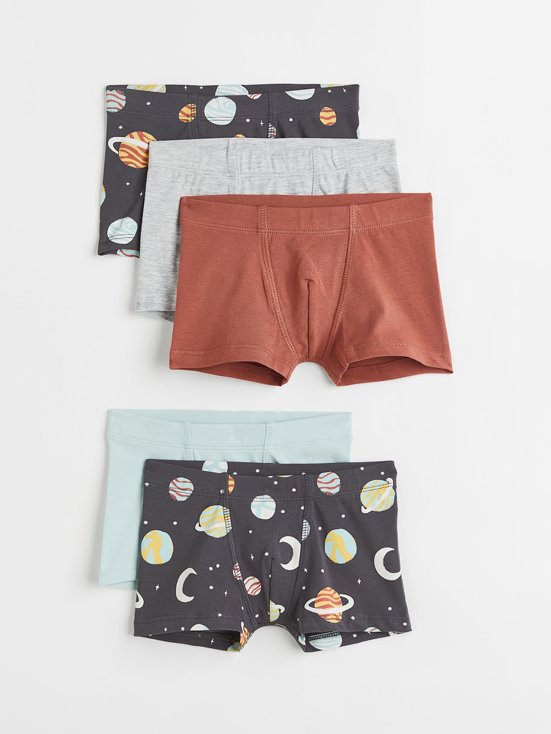 

H&M Boys 5-pack boxer shorts, Brown