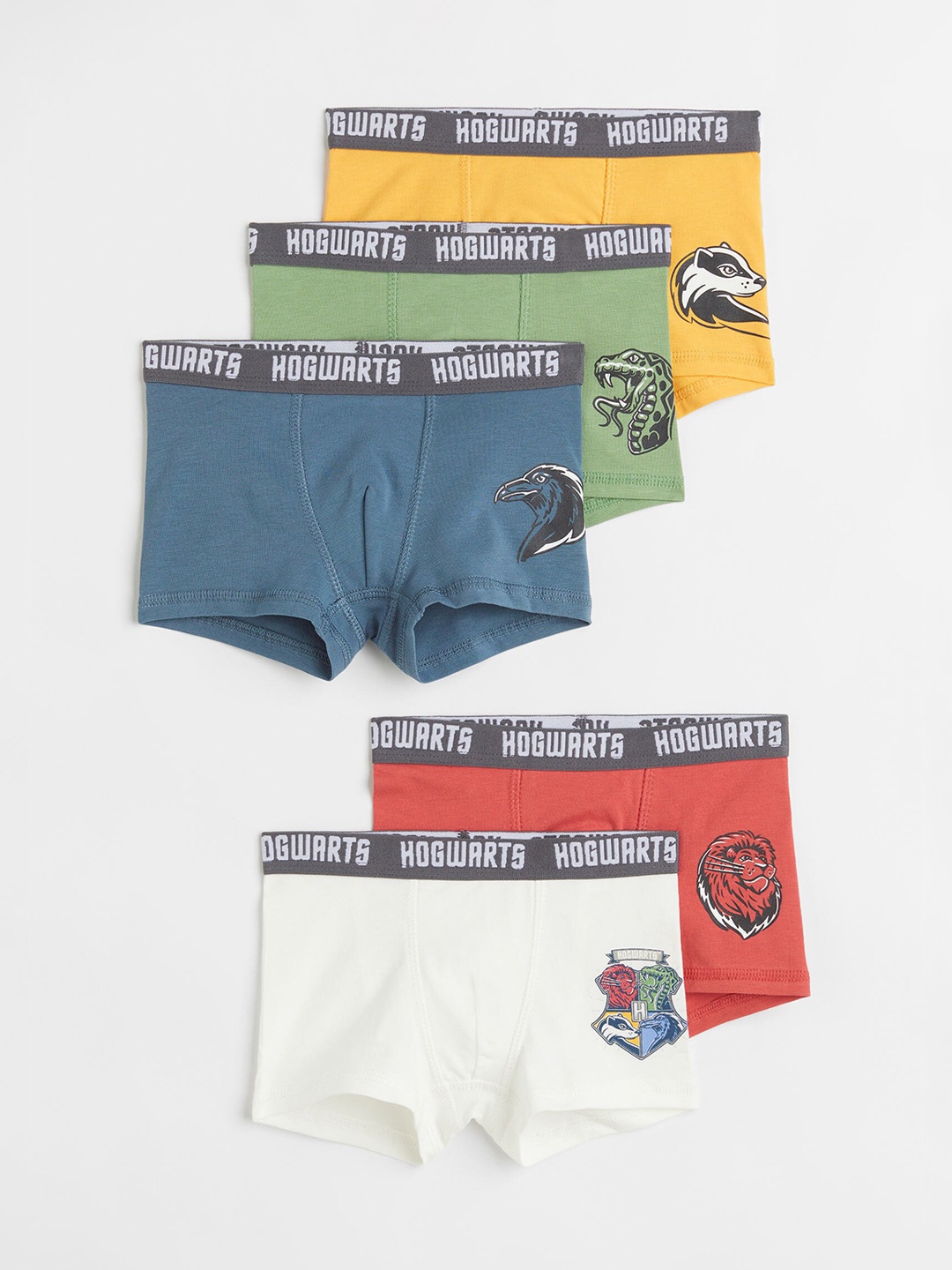

H&M Boys 5-Pack Boxer Shorts, Blue