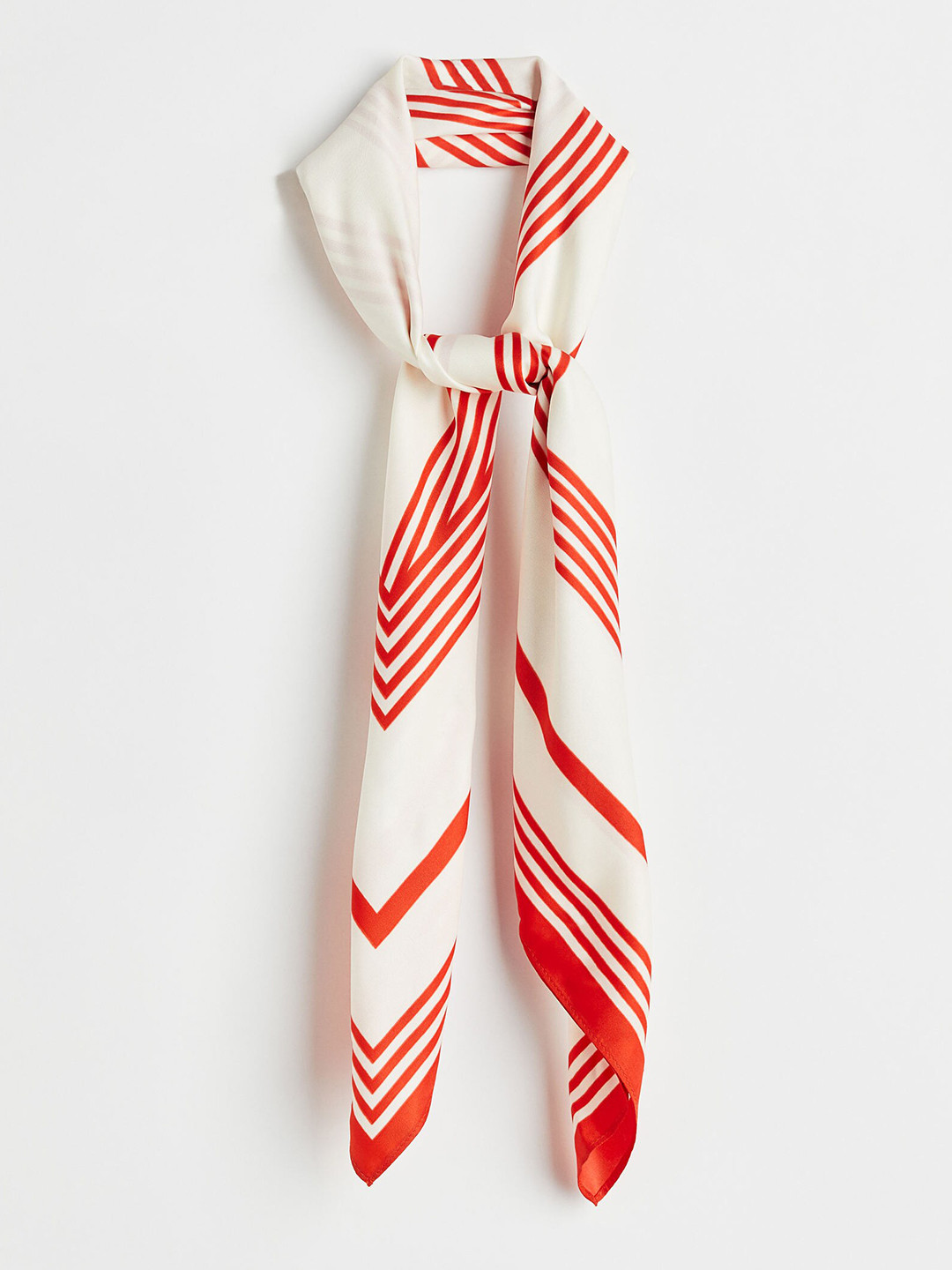 

H&M Women Satin scarf, Red
