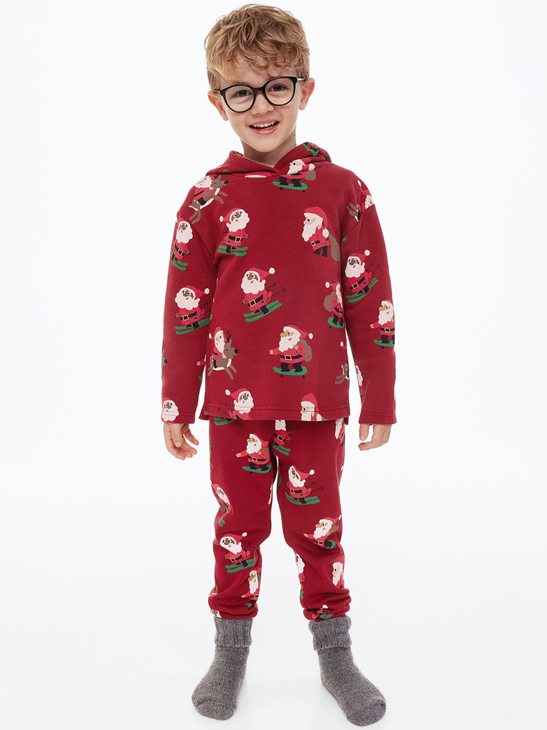 

H&M Boys Printed Joggers, Multi