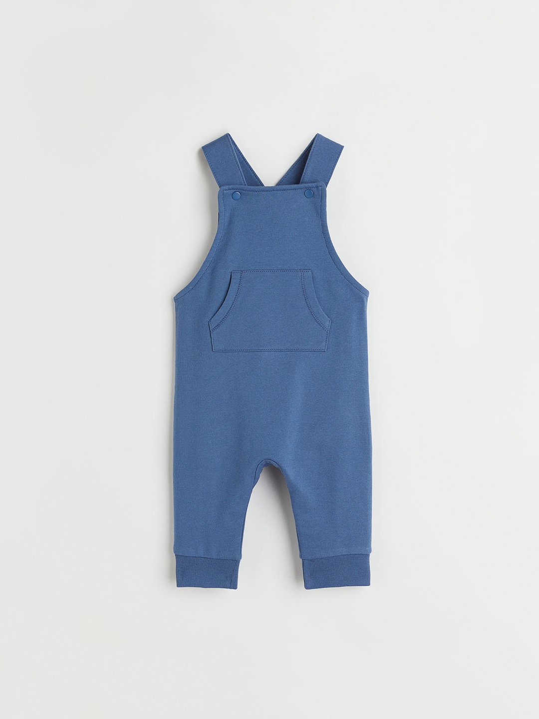 

H&M Boys Solid Cotton Dungarees, Blue