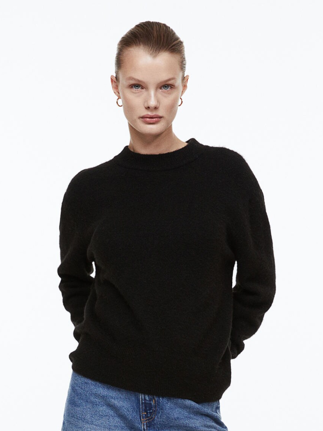 

H&M Women Knitted jumper, Black