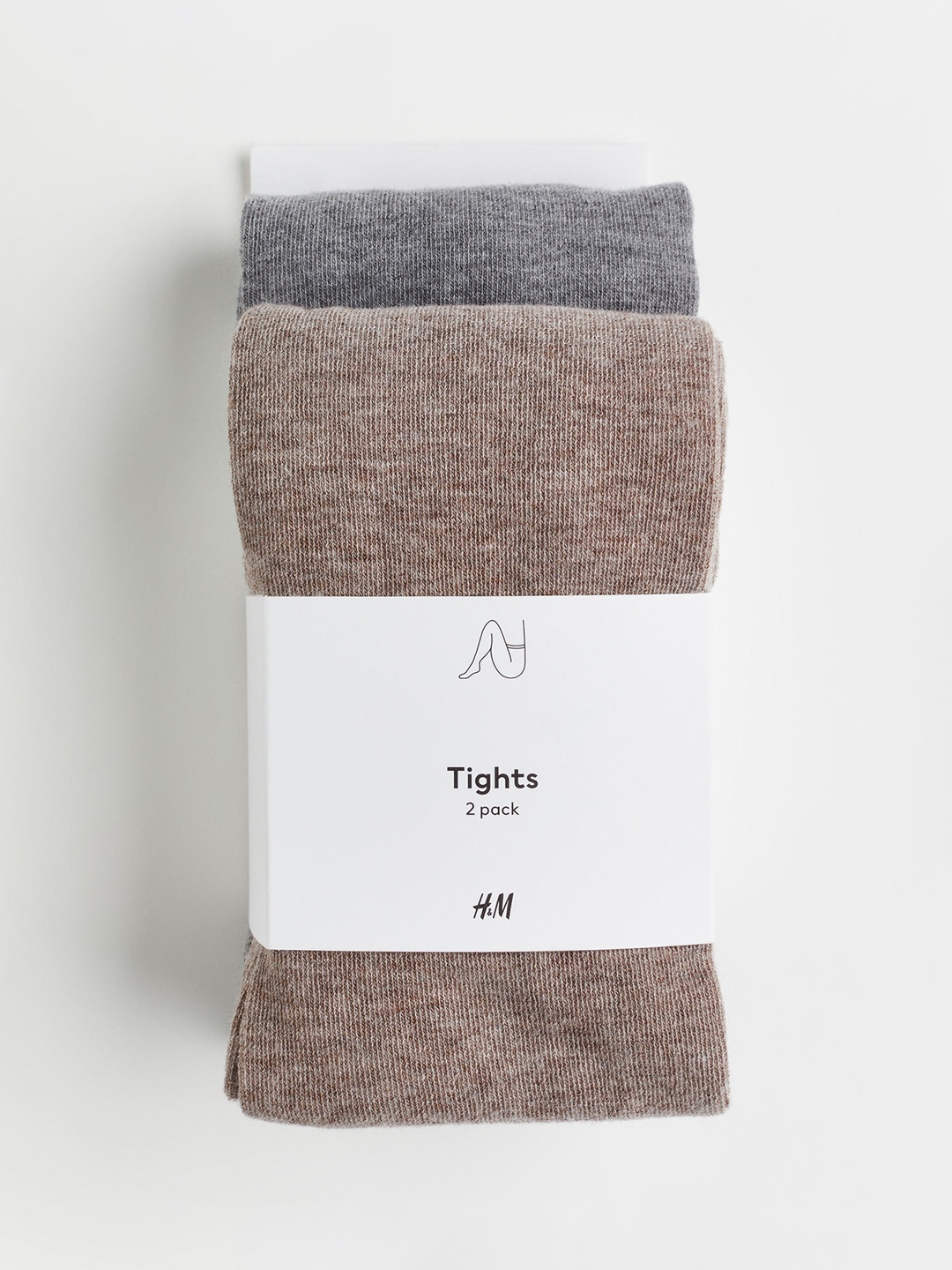 

H&M Women 2-pack fine-knit tights, Beige
