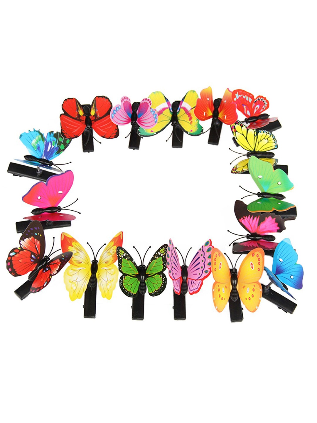 

Melbees by Yellow Chimes Girls Red & Blue Alligator Hair Clip