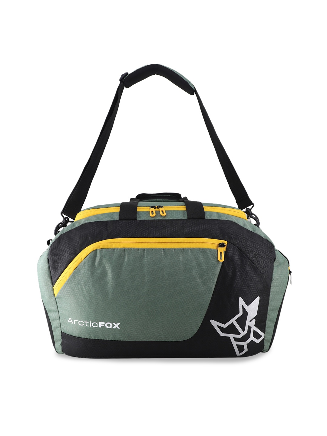 

Arctic Fox Green & Black Colour-Blocked Duffel Bag