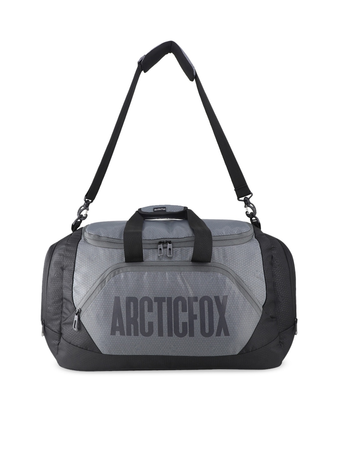 

Arctic Fox Grey & Black Printed Travel Duffel Bag