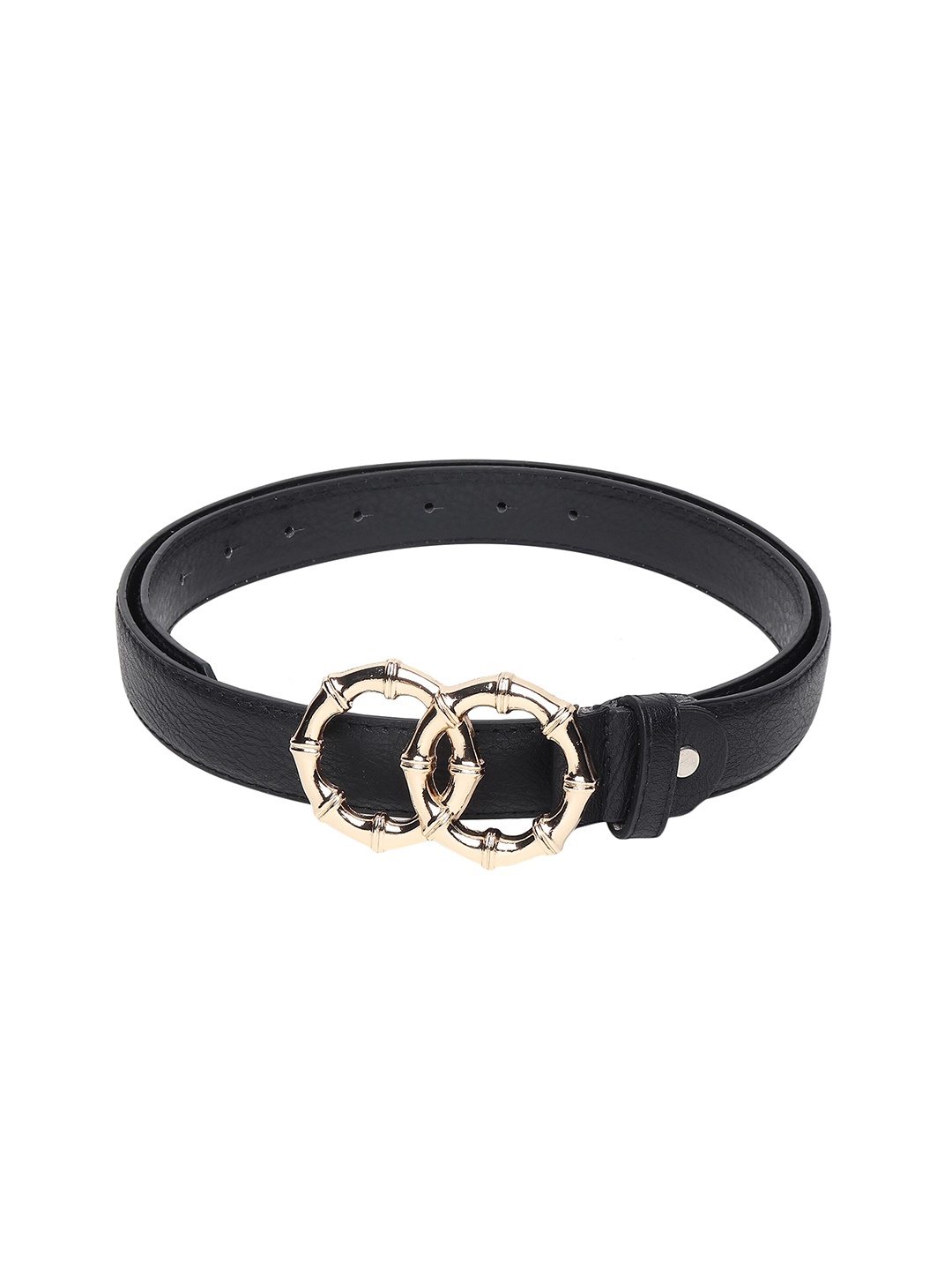 

Swiss Design Women Black PU Belt