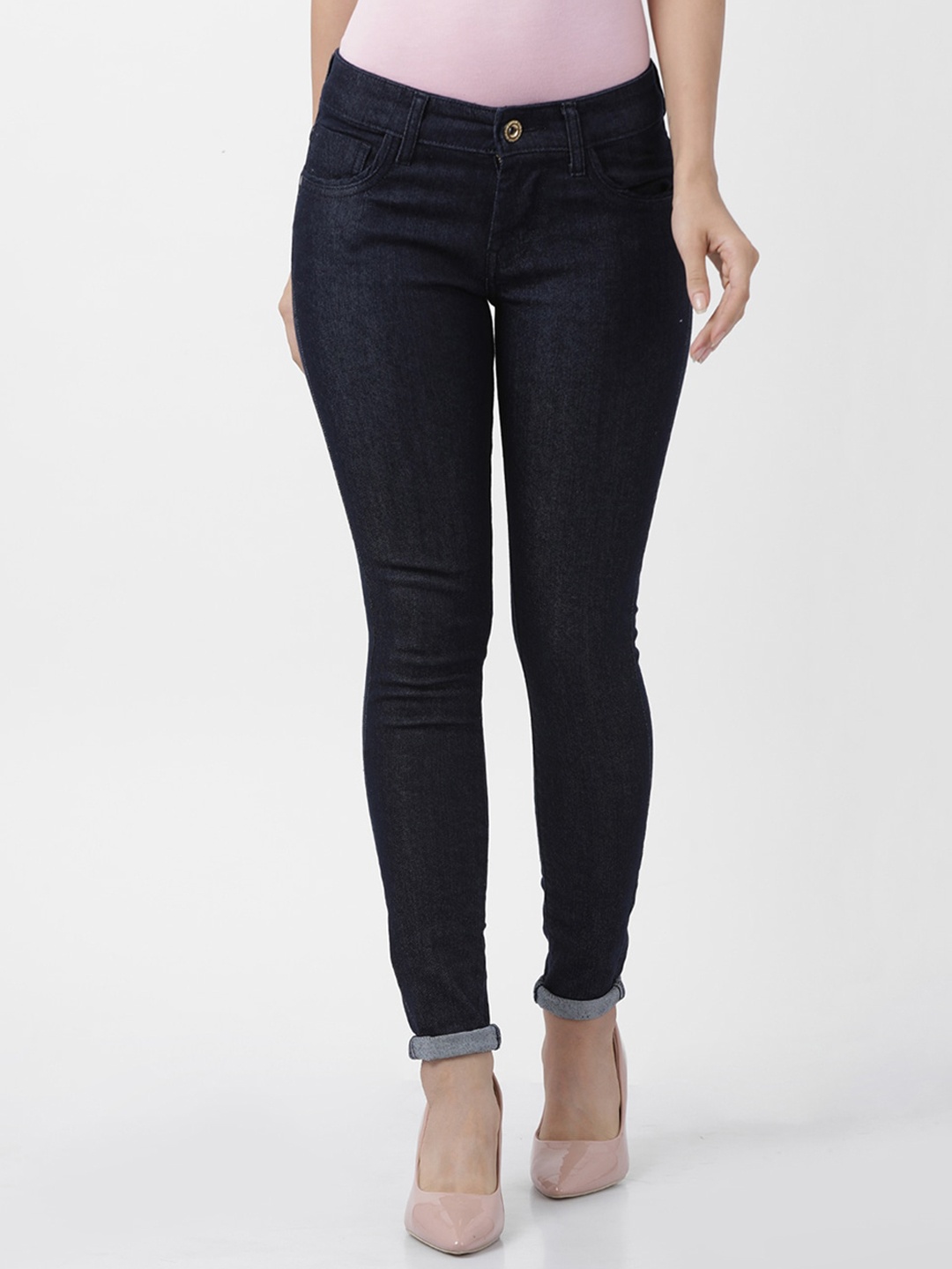 

Llak Jeans Women Blue Skinny Fit Jeans