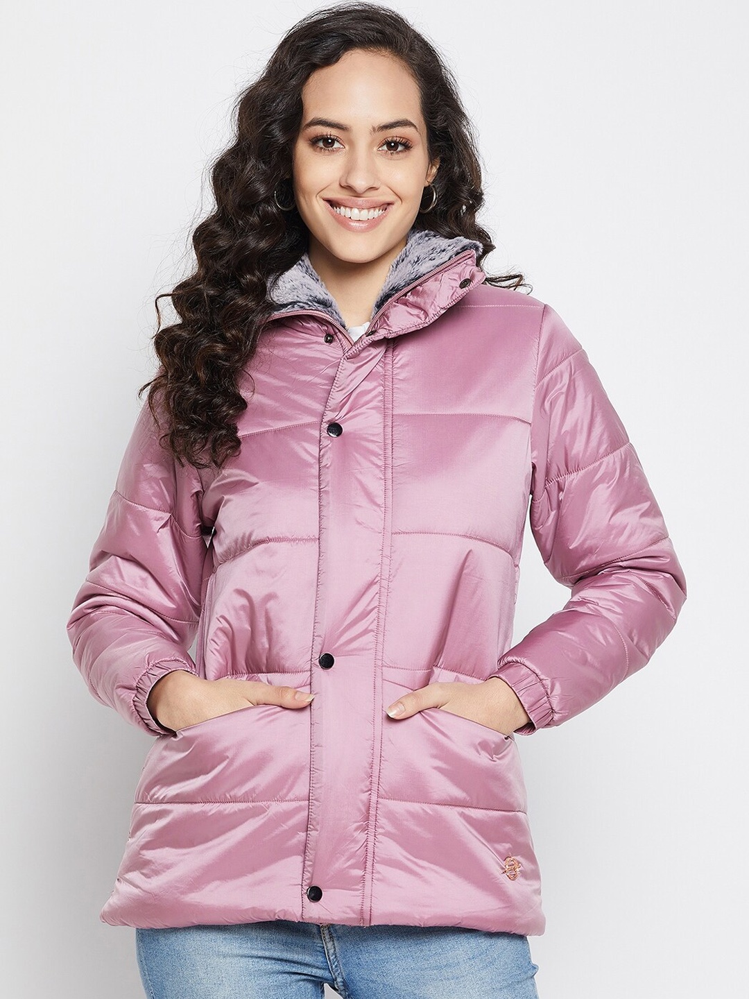 

Duke Women Pink Padded Jacket