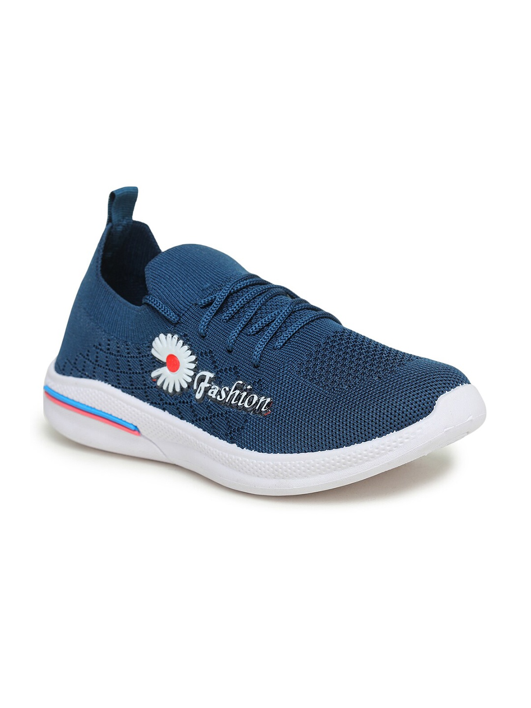 

HASTEN Women Blue Woven Design Sneakers
