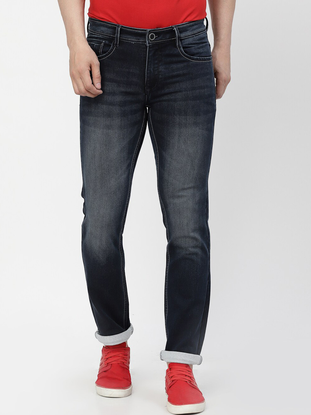 

TNG Men Blue Slim Fit Light Fade Stretchable Cotton Jeans