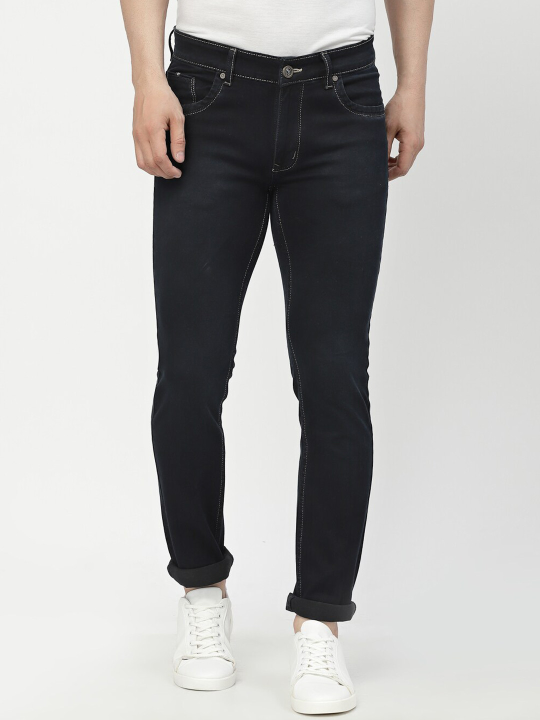 

TNG Men Black Slim Fit Stretchable Jeans
