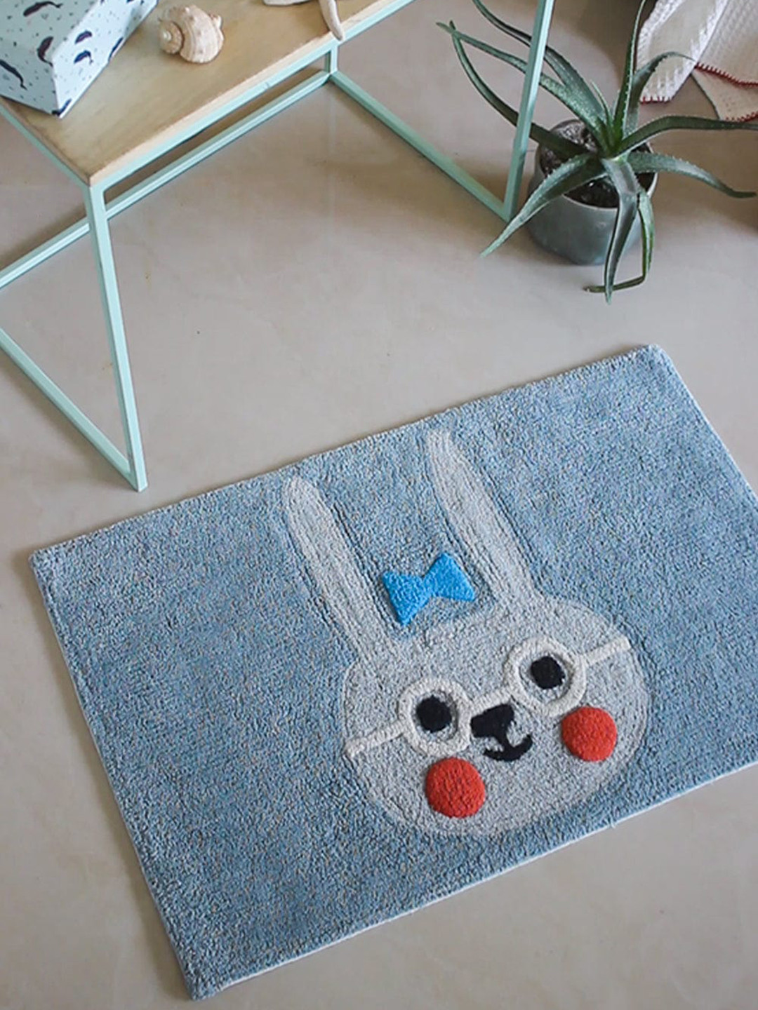 

The Wishing Chair Blue Cotton 1600 GSM Floor Mats