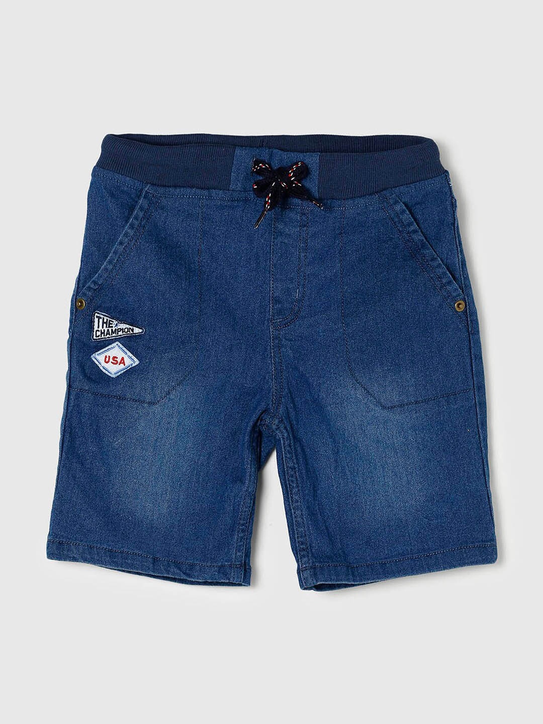 

max Boys Blue Denim Shorts