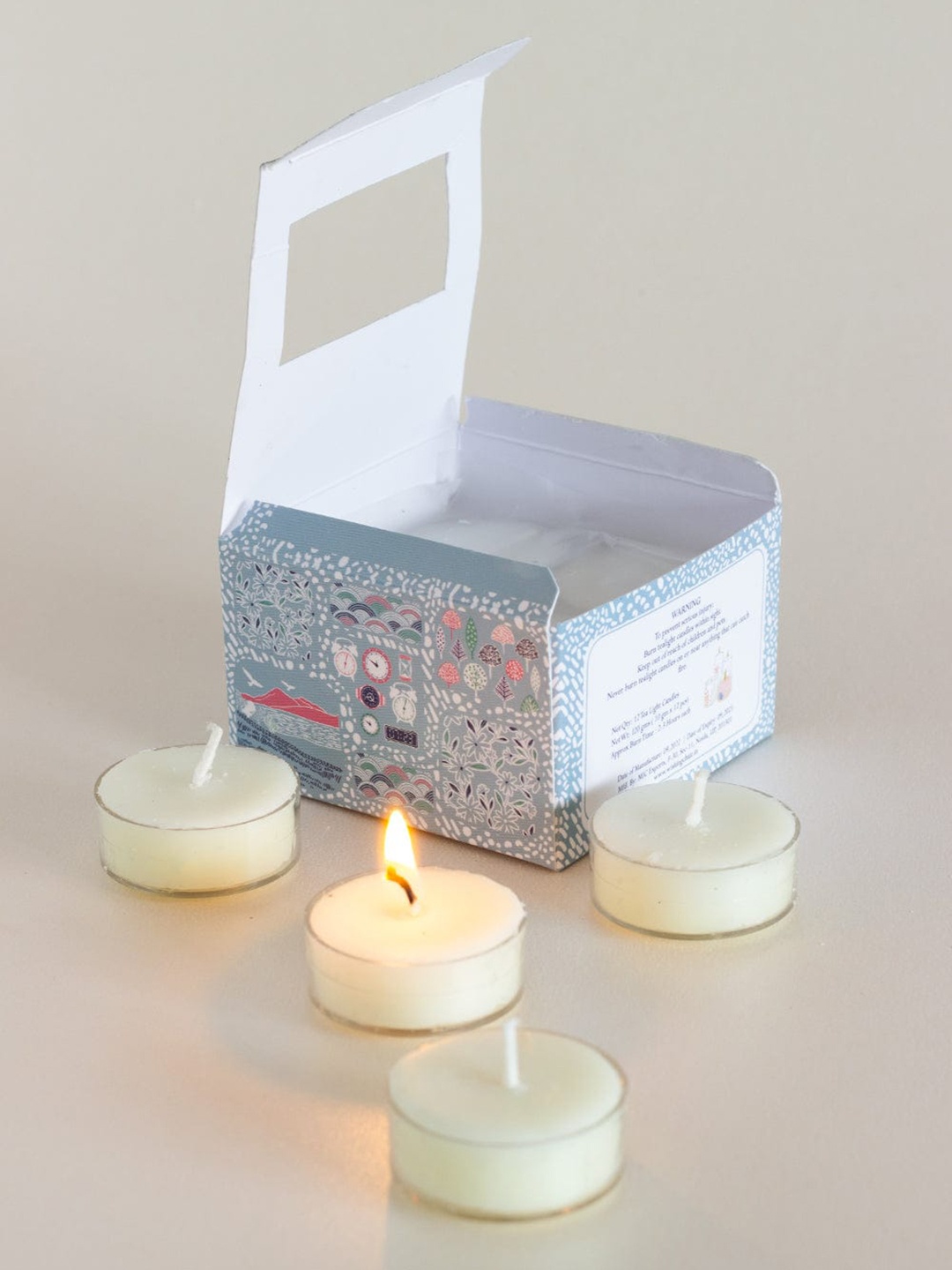 

The Wishing Chair Set of 12 White Tea Light Candles