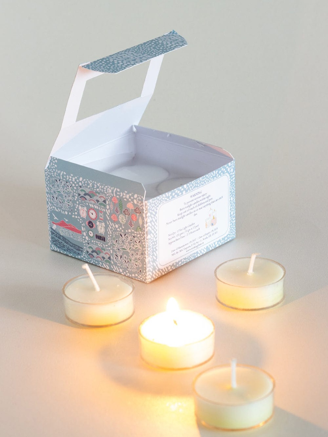 

The Wishing Chair Set of 12 Good Morning Sunshine Scented Tea-Light Candle, White