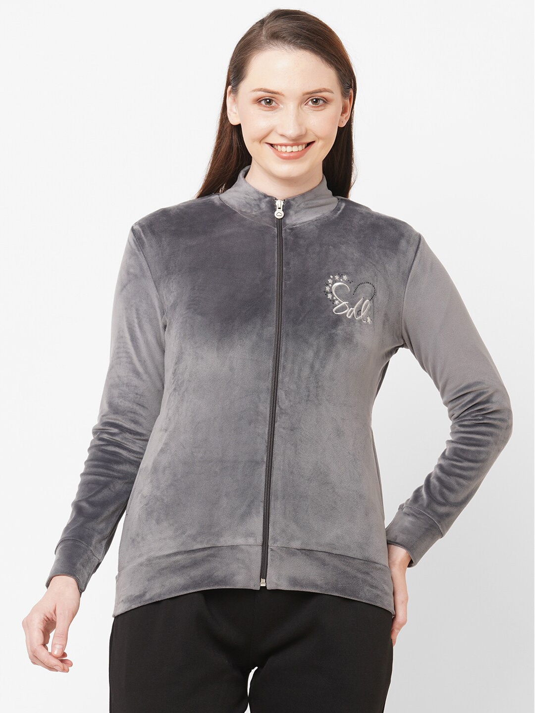 

SDL by Sweet Dreams Women Grey Sweatshirt