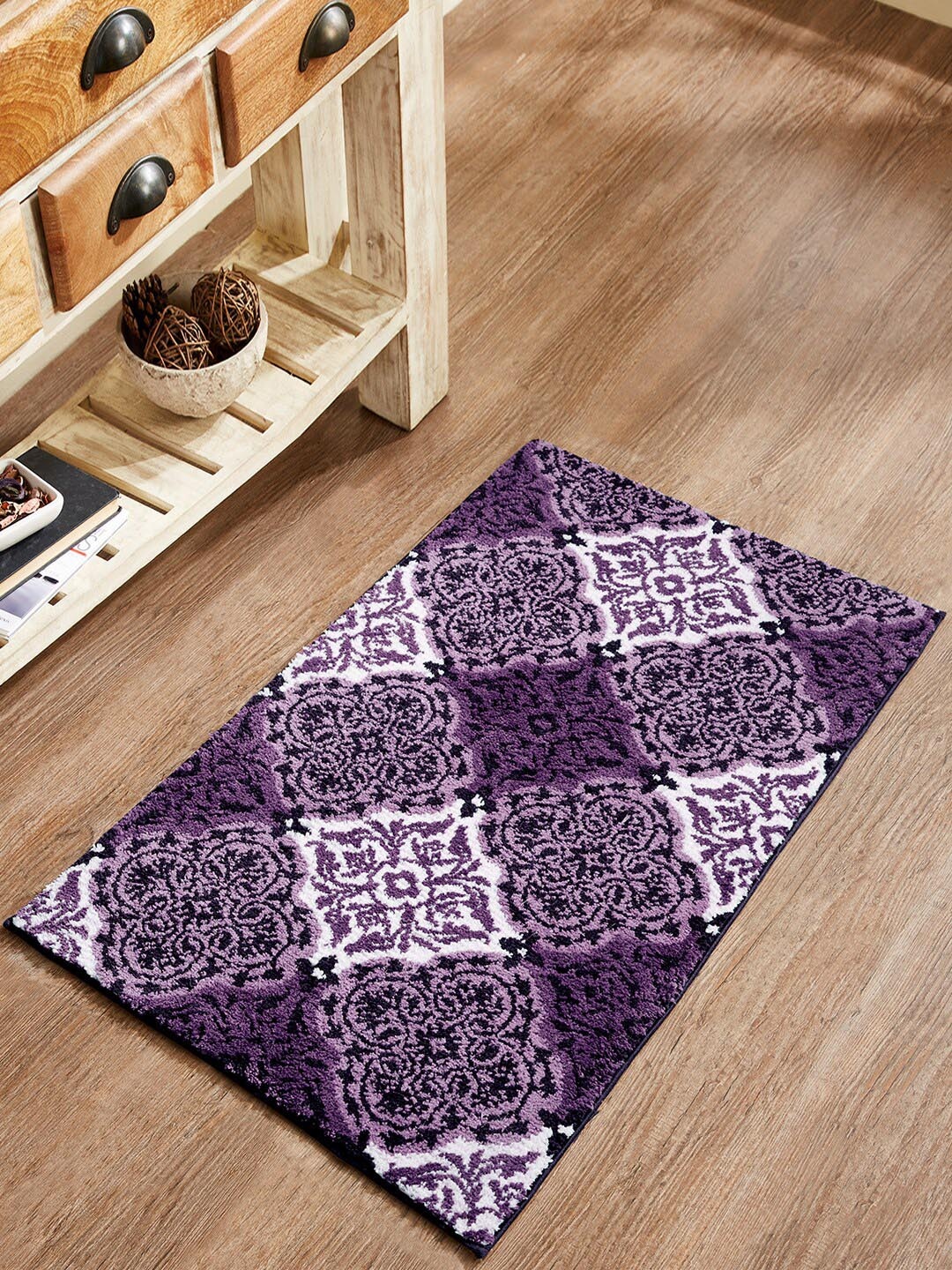 

Pano Purple Colored Anti Slip Nathalia Bath Mat
