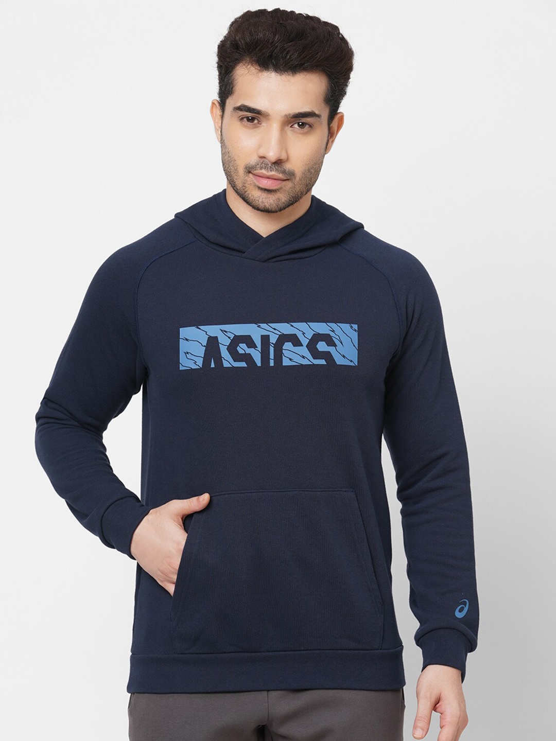 

ASICS Men CA French Terry Cotton Sweatshirts, Blue