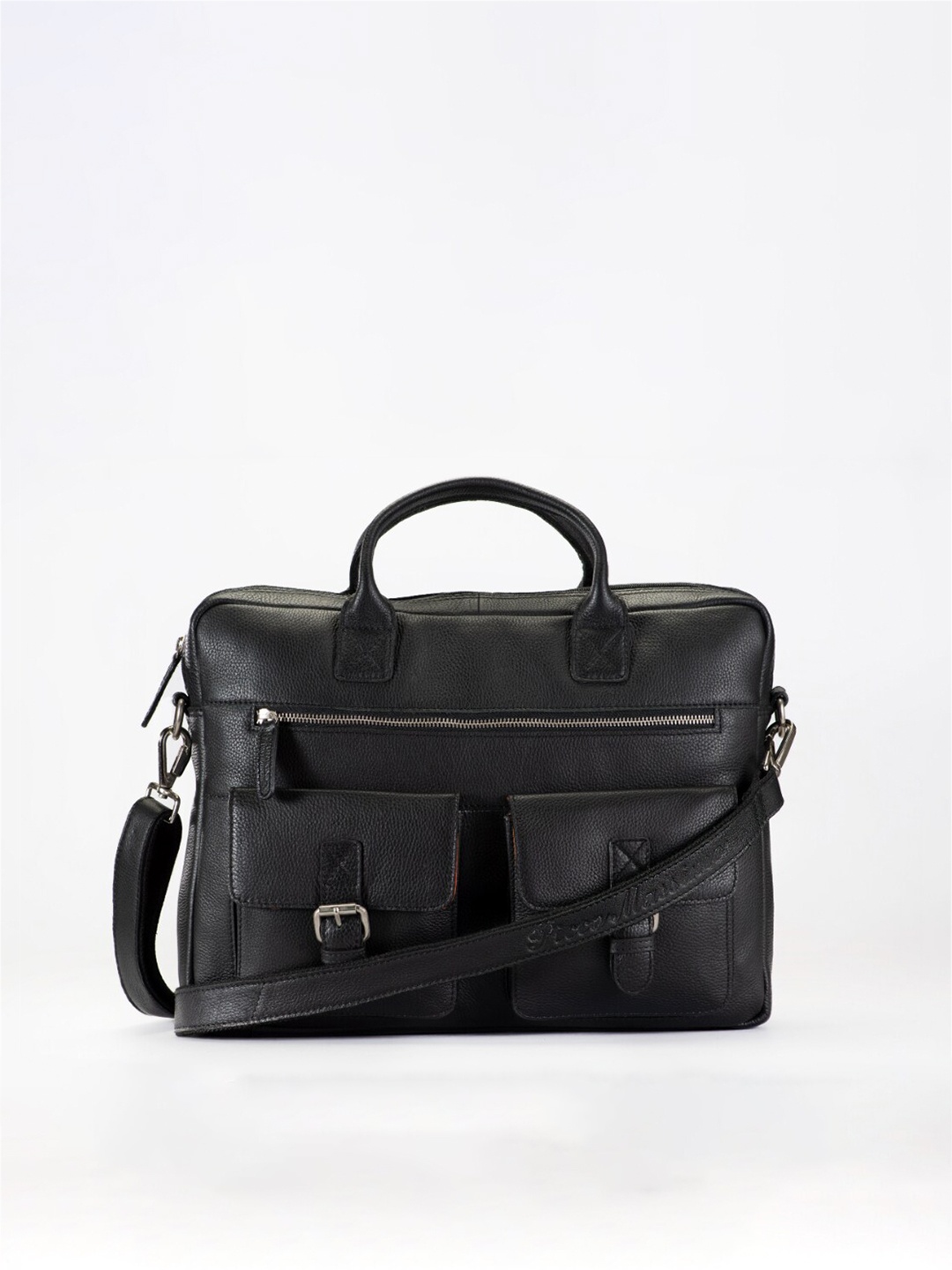 

Picco Massimo Unisex Black Messenger Bag