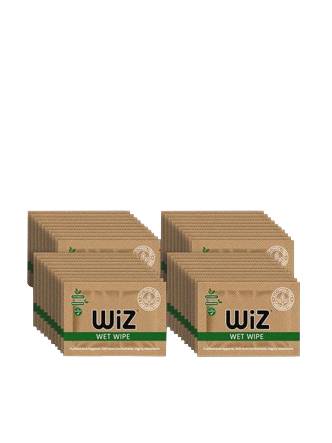 

Wiz Set of 200 Refreshing wet wipes - Single Each, White